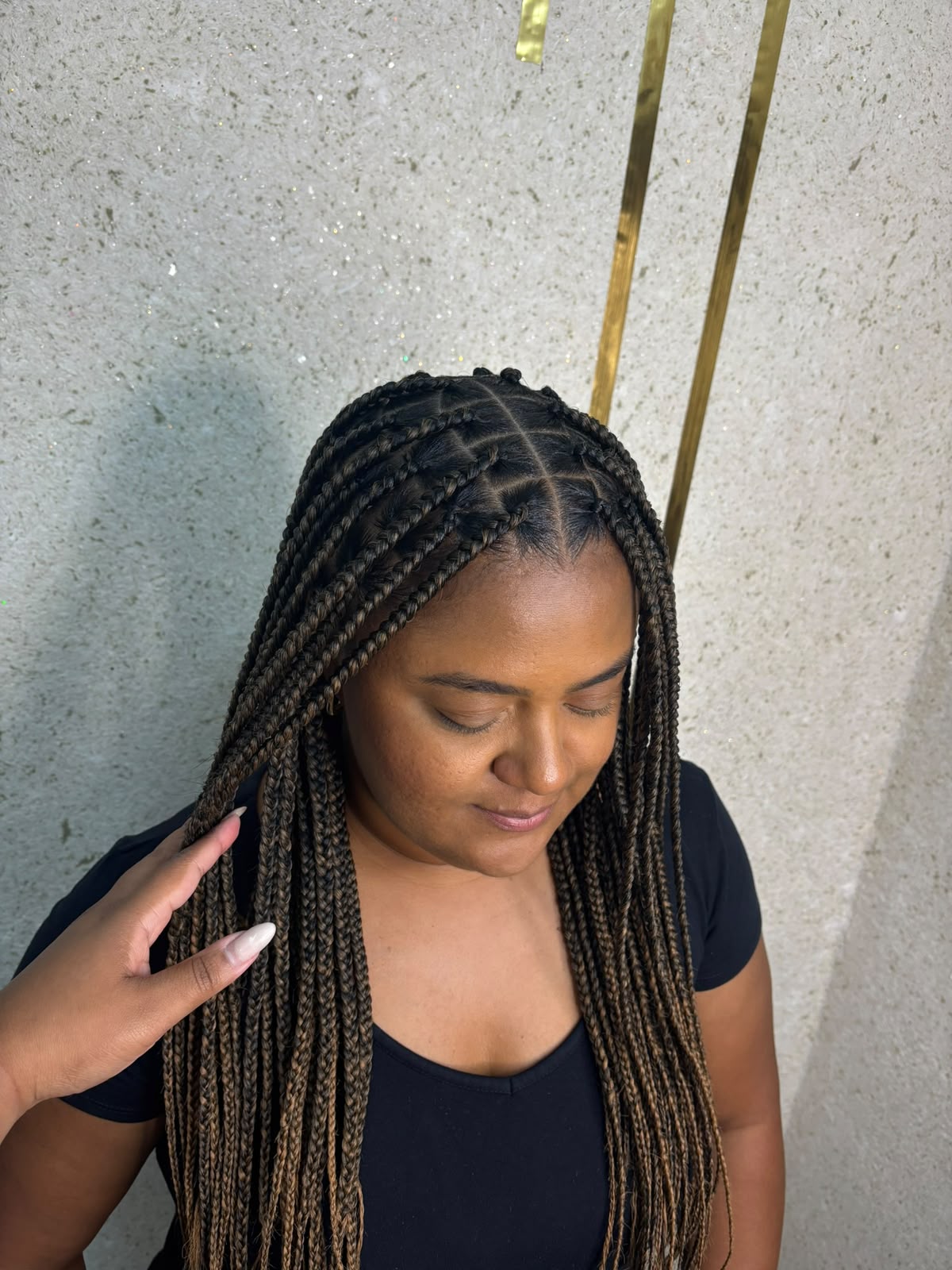 Box braids e fulani braids